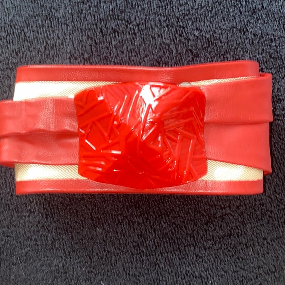 None Accessories - Red vintage 90’s belt